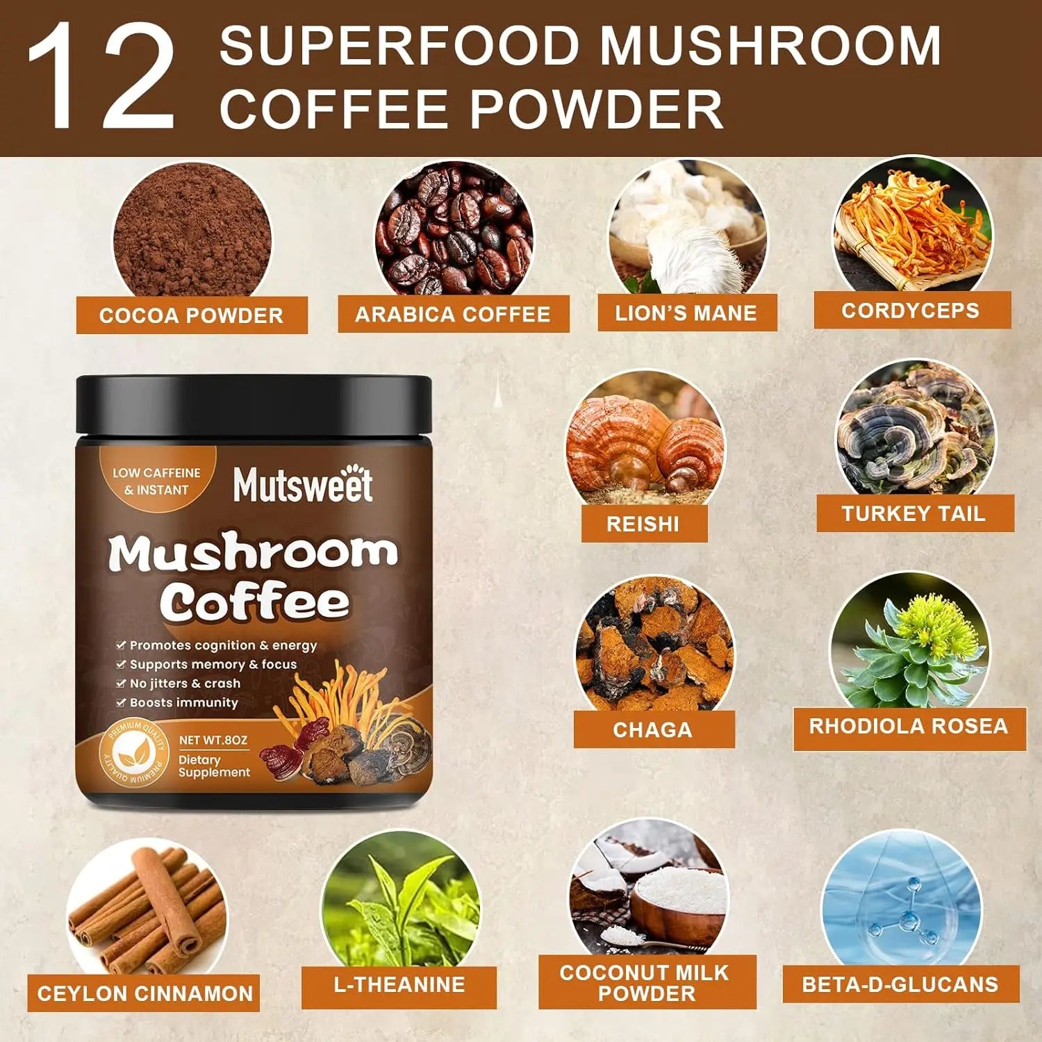 Lion's Mane Mushroom Coffee